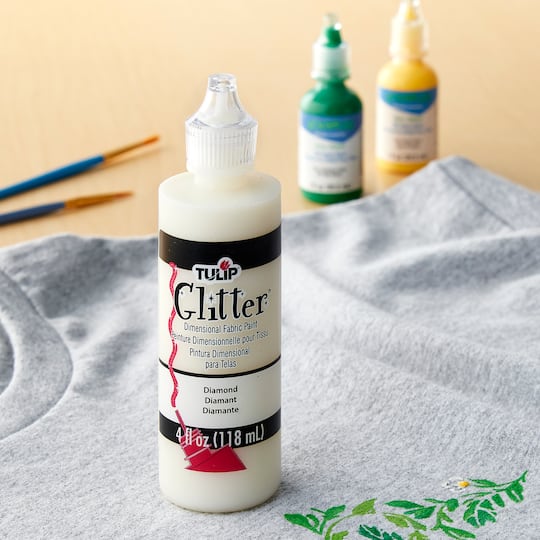12 Pack: Tulip® Glitter® Diamond Dimensional Fabric Paint